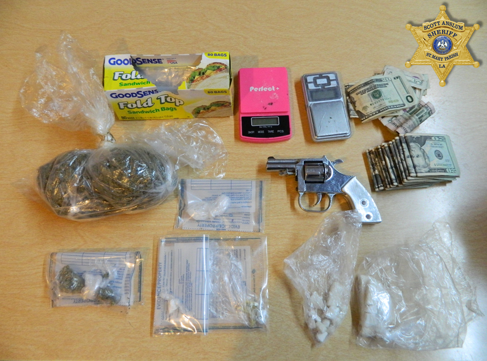 Items seized from illegal drug activity