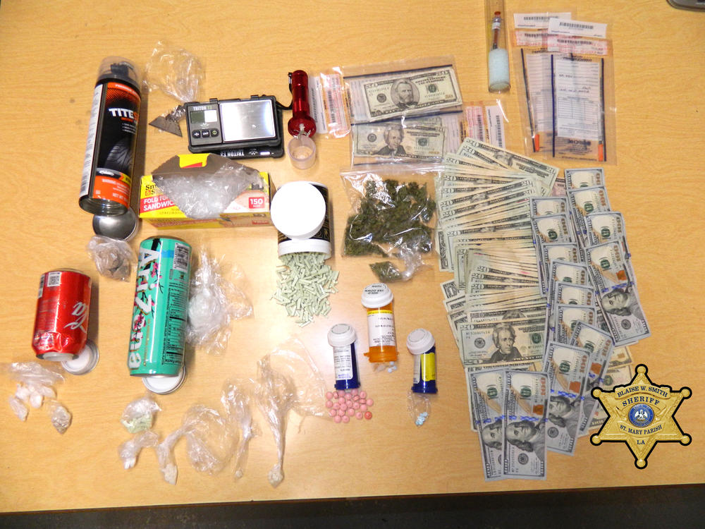 Money and drugs seized