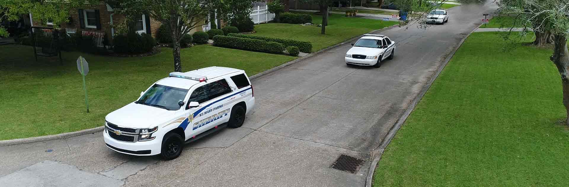 Sheriff Office Vehicles on the road