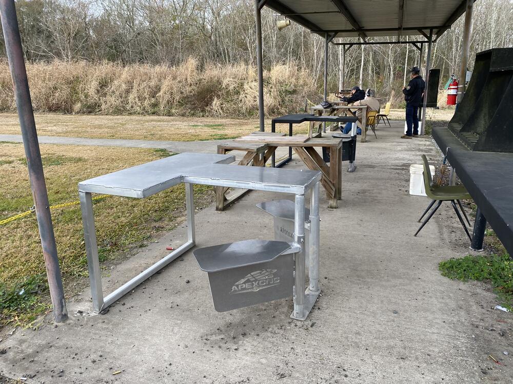 Shooting tables at the range